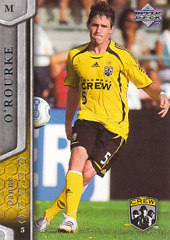 Danny O'Rourke Columbus Crew UD MLS 2007 #31